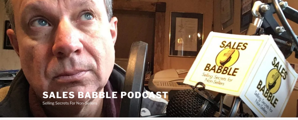 Sales babble podcast image